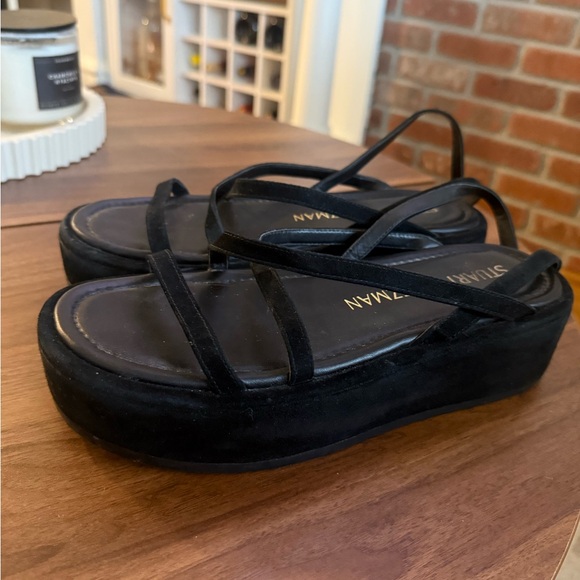 Stuart Weitzman Summerlift Platform Sandal size 38.5 - Picture 3 of 6